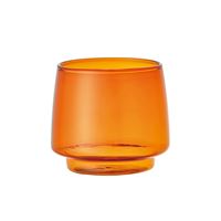 Kinto Sepia Glass Tumbler Amber 4x270 ml