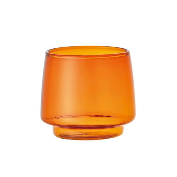 Kinto Sepia Glass Tumbler Amber 4x270 ml