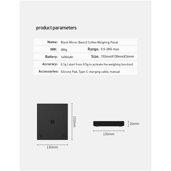 Timemore Scale 2 Plus White