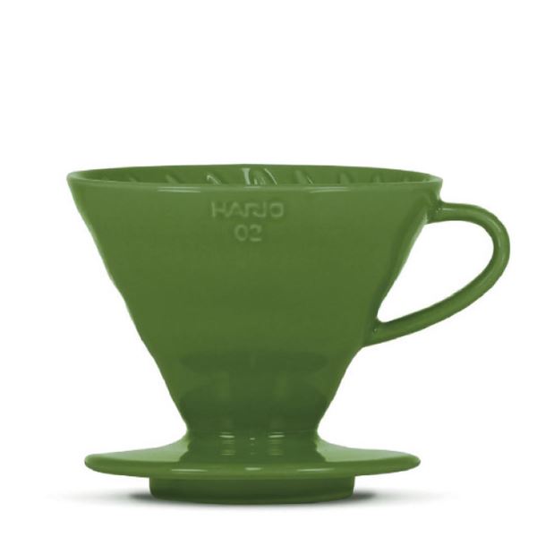 Hario Ceramic Dripper V60-02 Dark Green + 40 filters