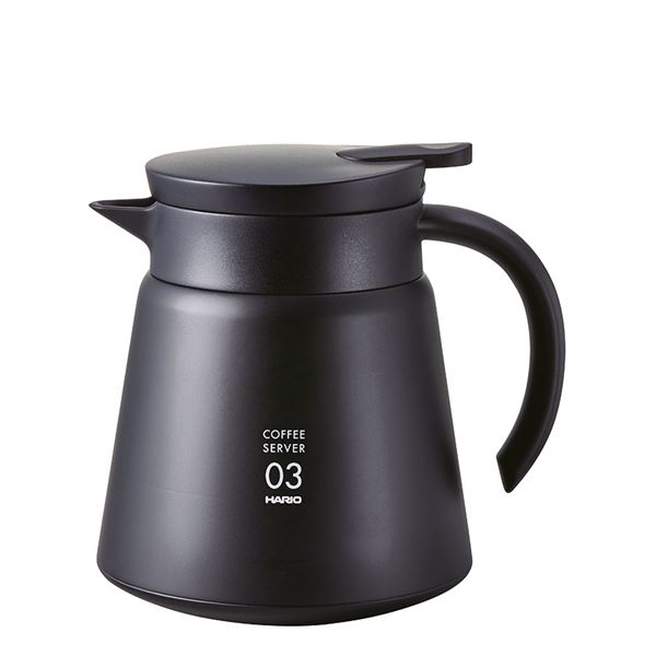 Hario Insulated Stainless Steel Server V60-03 Black 800ml